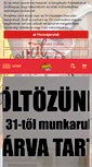 Mobile Screenshot of loyalmunkaruha.hu